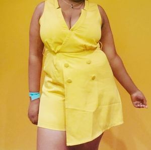 Mustard Yellow Romper